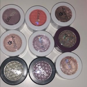 Lot of colourpop super shock shadows